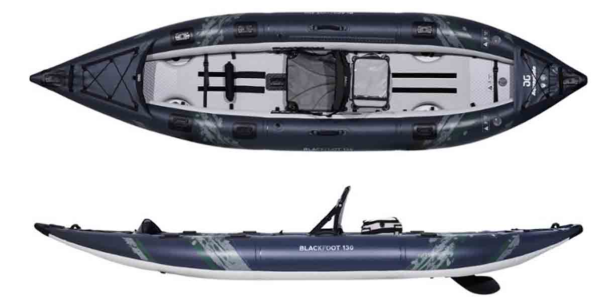 Aquaglide-Blackfoot-angler 130 best inflatable kayak
