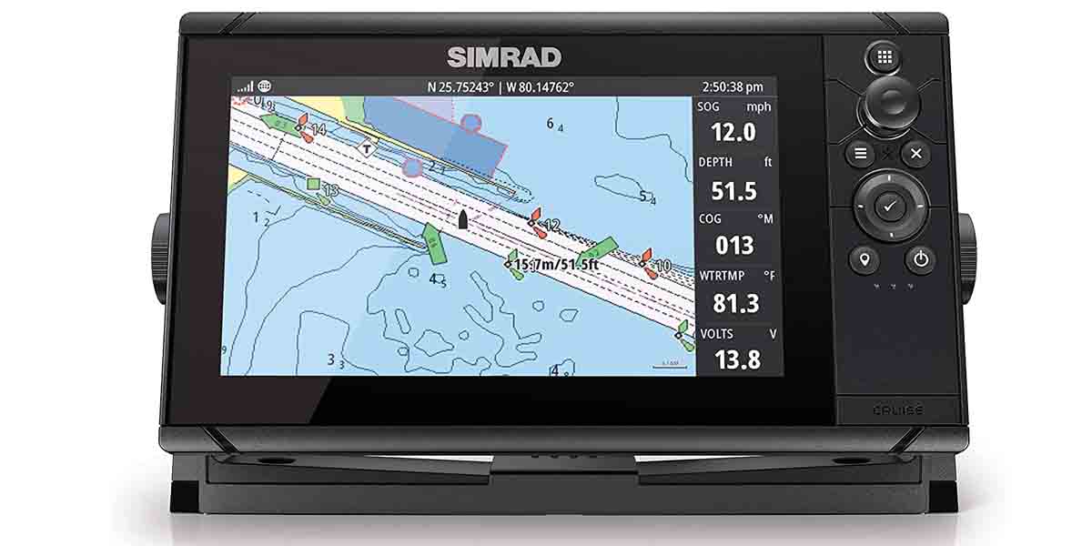 Simrad-Cruise 9-9 inch GPS fish finder